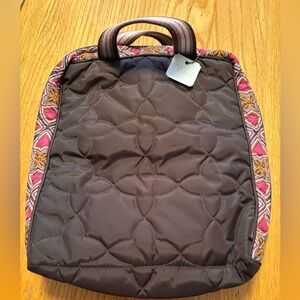 Cinda B Vertical Quilted Cosmetic Bag